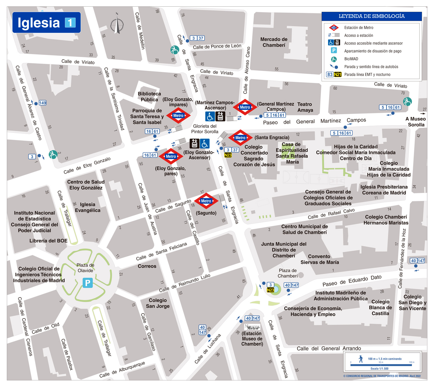 Plano Zonal Metro Igleasia